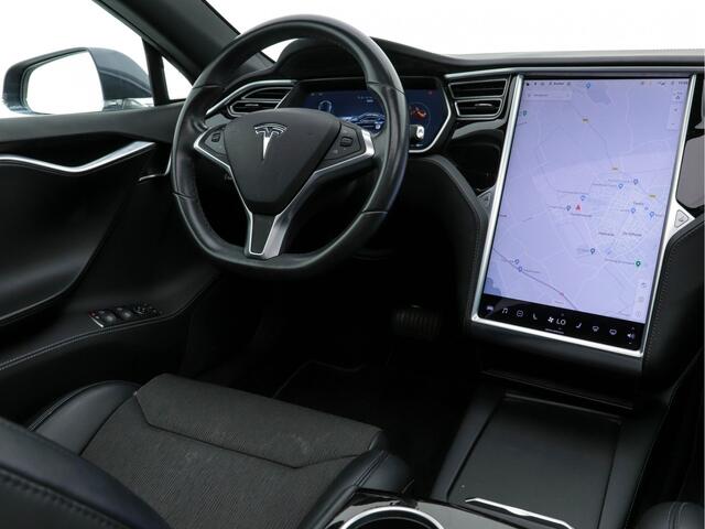 Tesla MODEL S 235 Kw Base [ 3-Fase ] (INCL-BTW) *PANO | AUTO-PILOT | KEYLESS | FULL-LED | 1/2-LEDER | NAVI-FULLMAP | SURROUND-VIEW | APP-CONNECT | LANE-ASSIST | VIRTUAL-COCKPIT | DAB | SPORT-SEATS | 19"ALU