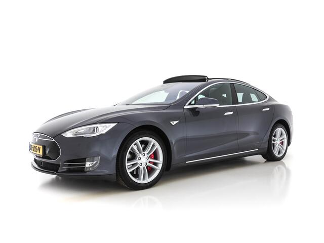 Tesla MODEL S P85D Performance-Pack AWD [ 3-Fase ] (INCL-BTW) *PANO | NAPPA-VOLLEDER | AUTO-PILOT | AIR-SUSPENSION | KEYLESS | CAMERA | FULL-LED | ADAPTIVE-CRUISE | VIRTUAL-COCKPIT | SPORT-SEATS | 19"ALU*