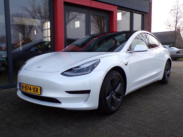 Tesla Model 3 Standard RWD Plus 60 kWh Trekhaak Full self driving Panoramadak Parelmoer