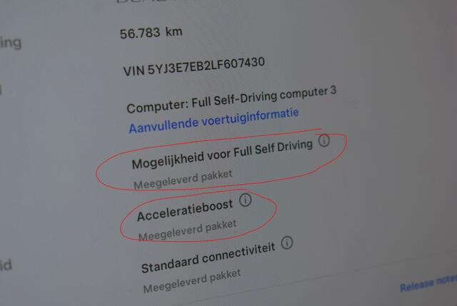 Tesla Model 3 Long Range AWD 75 kWh TuningPakket Tesla + Full self Driving Geleverd Camera Leder Panodak