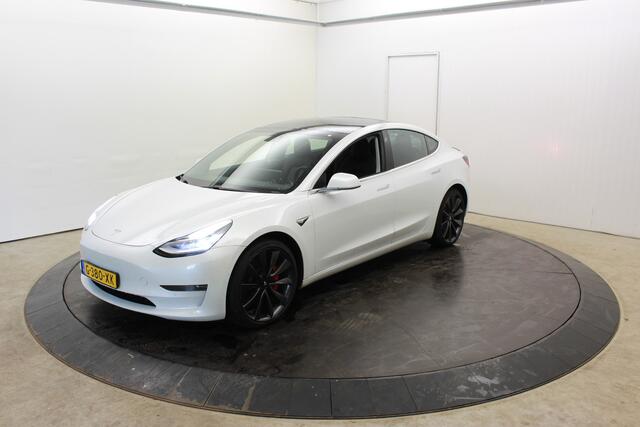 Tesla Model 3 Performance AWD 75 kWh 464PK 20 inch Autopilot FSD Comp Leder Camera Panodak