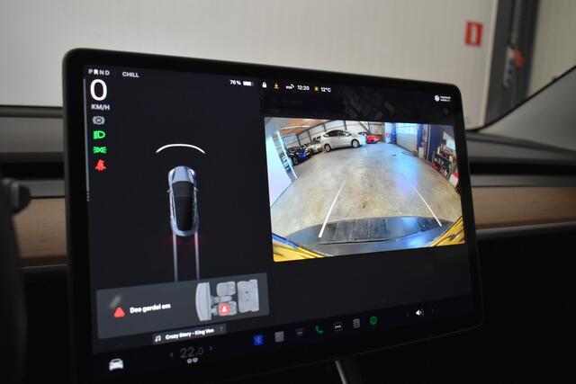 Tesla Model 3 Long Range AWD 75 kWh Top Staat Autopilot FSD Comp Trekhaak Camera Leder Pano