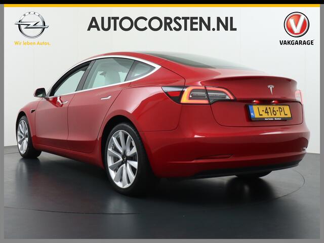Tesla Model 3 RWD+ 60kWh 325PK **LFP ACCU** Ivoor Interieur 19"Lmv FSD-3 Comp. AutoPilot Leder PanoDak Adaptive-Cruise Lmv Camera's Elektr.-Stuur+Stoelen+Spiegels+Geheugen+Easy-Entry+Verwarmde stoelen Park assistent PDC WIFI Lane-Assist Speed-Assist Navi LED Comfortsto