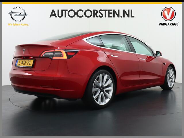 Tesla Model 3 RWD+ 60kWh 325PK **LFP ACCU** Ivoor Interieur 19"Lmv FSD-3 Comp. AutoPilot Leder PanoDak Adaptive-Cruise Lmv Camera's Elektr.-Stuur+Stoelen+Spiegels+Geheugen+Easy-Entry+Verwarmde stoelen Park assistent PDC WIFI Lane-Assist Speed-Assist Navi LED Comfortsto
