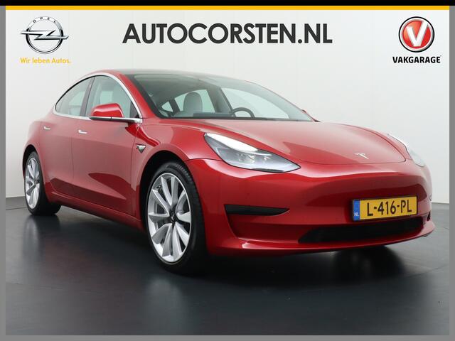 Tesla Model 3 RWD+ 60kWh 325PK **LFP ACCU** Ivoor Interieur 19"Lmv FSD-3 Comp. AutoPilot Leder PanoDak Adaptive-Cruise Lmv Camera's Elektr.-Stuur+Stoelen+Spiegels+Geheugen+Easy-Entry+Verwarmde stoelen Park assistent PDC WIFI Lane-Assist Speed-Assist Navi LED Comfortsto