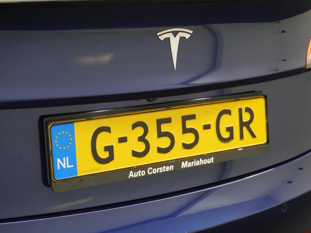 Tesla Model 3 Performance AWD 513pk FSD-MEEGELEVERD PAKKET! ¤71.440,- nieuw! 0-100kmh 3.4sec! Lmv-20" AutoPilot Carbon-Spoiler Full Self-Driving Capability (=autonome parkeerfunctie, autopilot, zelfstandige rijstrookwissel ¤ 6.400) Premium-HiFi Pano.dak Camera Leer Ada