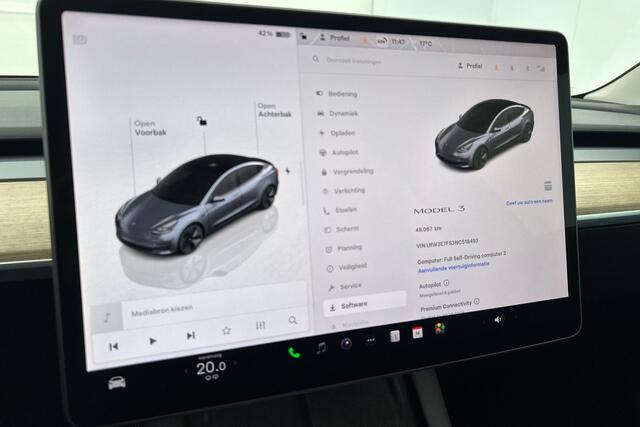 Tesla Model 3 Standard RWD Plus, Basic Autopilot, Panoramadak
