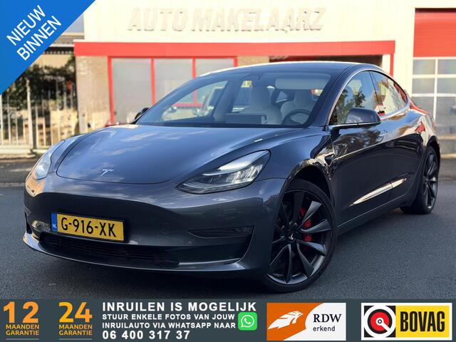 Tesla Model 3 Performance AWD 75 kWh Midnight Silver Metallic