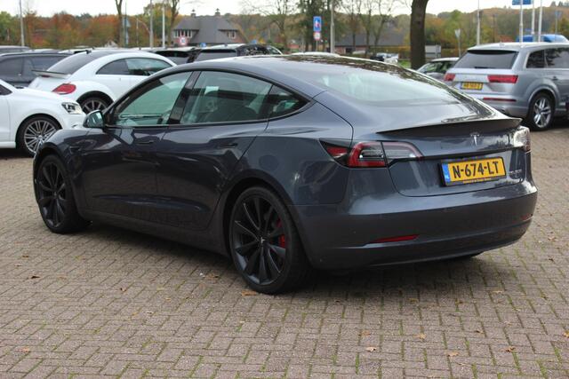 Tesla Model 3 Performance AWD 75 kWh / Autopilot / Panoramadak / Camera / Leder / 20'' / Leder / Premium Audio
