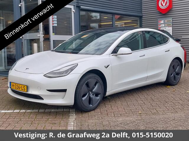Tesla Model 3 Standard RWD Plus 60 kWh + FSD systeem | Navigatie | Panoramadak |