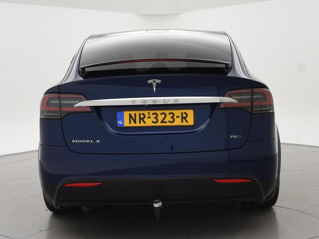 Tesla Model X 75D + TREKHAAK 2250 KG | LEDER | PANORAMA | LUCHTVERING | 20 INCH