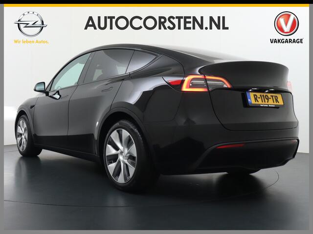 Tesla Model Y RWD LFP Warmtepomp Leder Panoramadak Memory Stoel+Stuurverwarming Camera's Navi Ecc Dog-Kampeer Modus Elek.Achterklep AMD Ryzen(TM) Processor Premium Audio 1e Eigenaar Origineel Nederlandse Auto