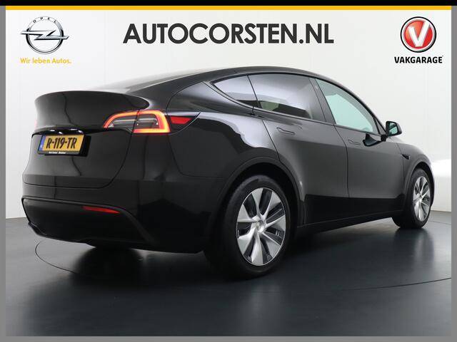Tesla Model Y RWD LFP Warmtepomp Leder Panoramadak Memory Stoel+Stuurverwarming Camera's Navi Ecc Dog-Kampeer Modus Elek.Achterklep AMD Ryzen(TM) Processor Premium Audio 1e Eigenaar Origineel Nederlandse Auto