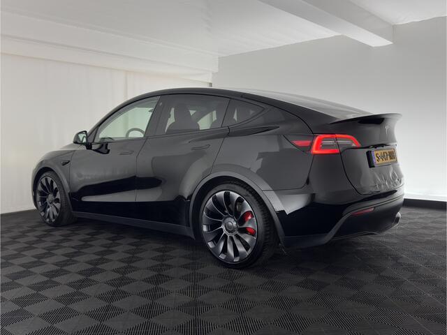 Tesla Model Y Performance AWD 75 kWh {SOH-84%} [ 3-Fase ] (INCL-BTW) Aut. *PANO | AUTO-PILOT | LUXURY-LEATHER | TOP-VIEW | NAVI-FULLMAP | MATRIX-LED | DIGI-COCKPIT | KEYLESS | CAMERA | DAB+ | HEATED-COMFORTSEATS | PRIVACY-GLASS | 21''ALU*