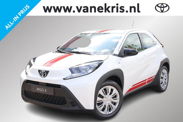Toyota AYGO X 1.0 VVT-i Play ,Rode accenten, Nieuw, Extra voordeel!