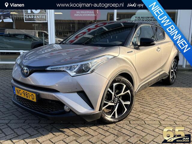 Toyota C-HR 1.8 Hybrid Bi-Tone NL auto, 1e eigenaar, dealeronderhouden, keurige luxe auto