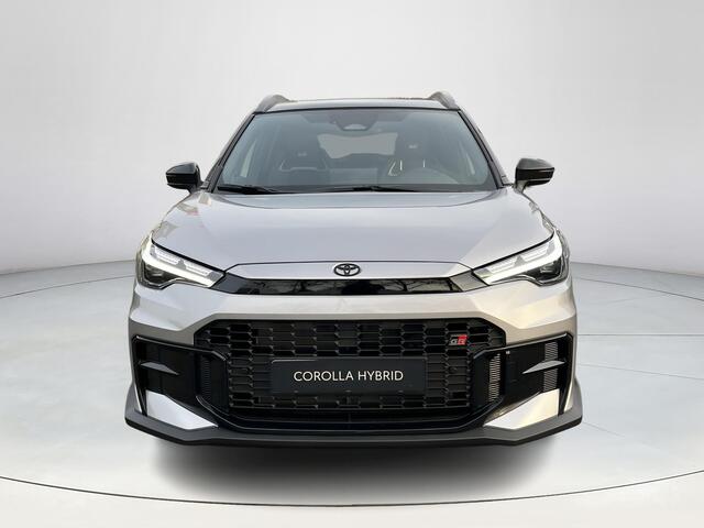 Toyota COROLLA Cross Hybrid 180 GR Sport | Metalstream grey met zwart dak | Panoramadak | Nieuw uit voorraad |