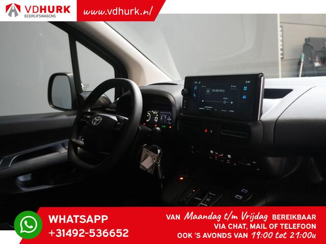 Toyota PROACE CITY 1.5 130 pk Aut. L2 BPM VRIJ! LED/ Virtual Cockpit/ 3 pers./ Carplay/ Camera/ Climate/ PDC/ Cruise