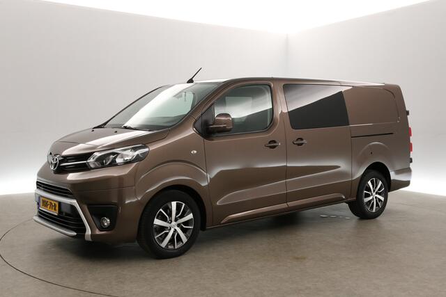 Toyota PROACE 2.0 D-4D Long L3H1 | Dubbele Cabine | 5 Persoons | Camera | 2xSchuifdeur | LED | Navi | Trekhaak | Airco | Cruise | 17"LMV | PDC |