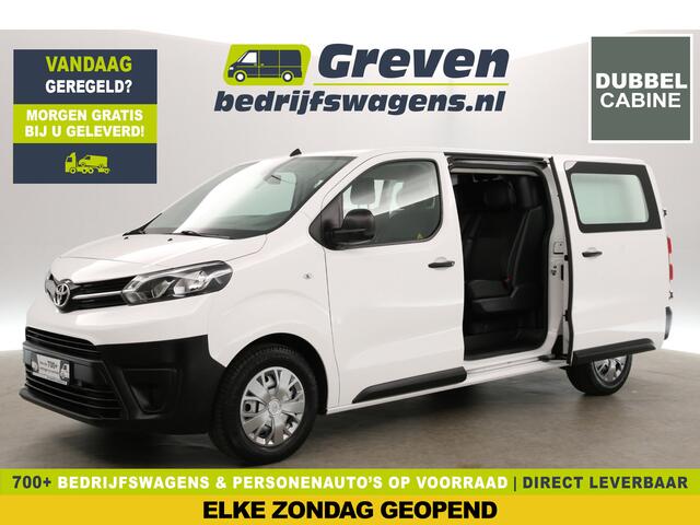 Toyota PROACE 2.0 L3H1 | Dubbele Cabine | 6 Persoons | 2xSchuifdeur | Airco | Cruise | Trekhaak | Stoelverwarming |