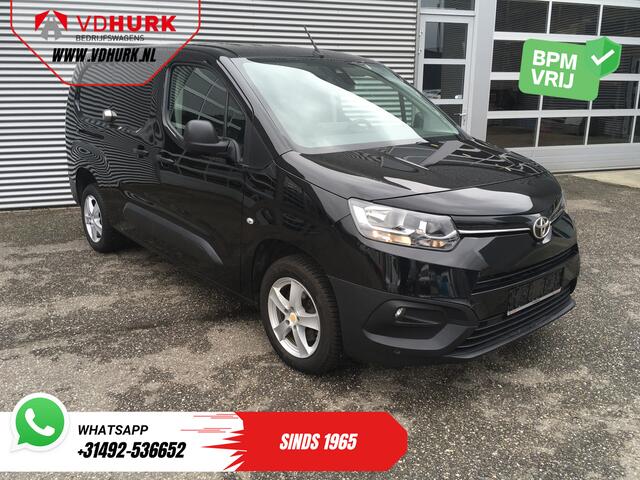 Toyota PROACE CITY 1.2 Turbo 130 pk Aut. L2 Benzine BPM VRIJ! 3Pers./ Carplay/ Camera/ LMV/ PDC/ Airco/ Cruise