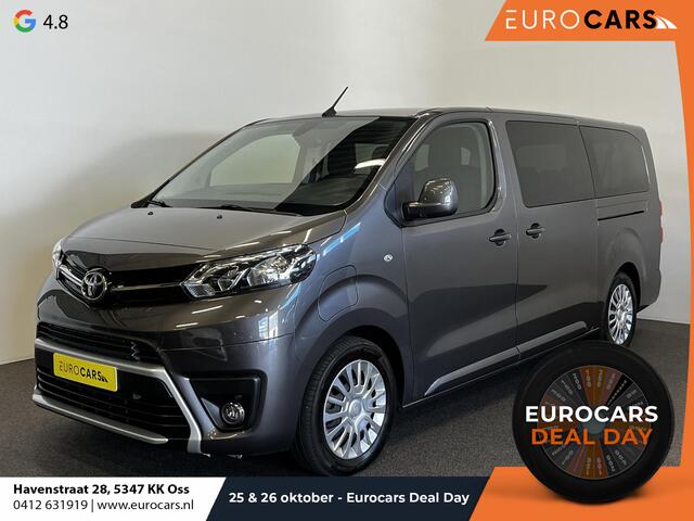 Toyota PROACE Electric Shuttle Long Extra Range Cool 75 kWh | 9 pers. | Prijs incl. btw/bpm | Navigatie | Apple Carplay/Android Auto | Parkeersensoren | Cruise Control | Lichtmetalen velgen | Getinte ramen | Airco