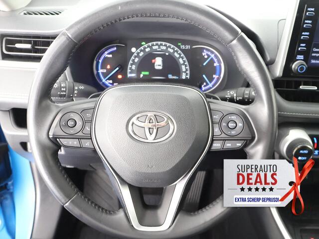 Toyota RAV4 2.5 HYBRID BI-TONE PACK AUTOMAAT GARANTIE 2030* TREKHAAK. ALARM.CYAAN BITONE METALLIC!
