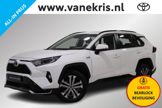 Toyota RAV4 2.5 Plug-in Hybrid AWD Style, Trekhaak, Bearlock, Stoelverwarming voor en achter, Stuur verwarming, Dealer onderhouden!