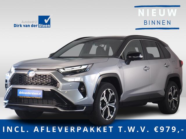 Toyota RAV4 2.5 Plug-in Hybrid AWD Bi-Tone Plus | 360° Camera | Dodehoekdetectie | Noodremassistent | JBL | Adaptive Cruise Control | Actieve parkeersensoren | Lane Assist | Achteropkomend verkeer waarschuwing | Inc. 220v Laadkabel