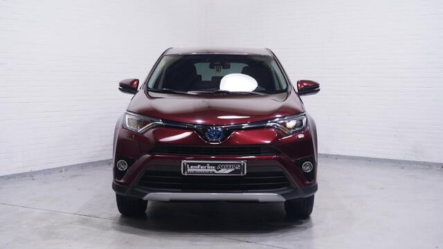 Toyota RAV4 Hybrid business edition Cruise-controle ECC led-verlichting Navi key-less go en start electrische achterklep stoel-stuur verwarming lane-assist private-glas camera boekjes aanwezig PDC v+a