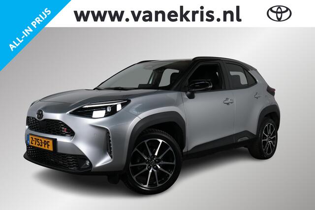 Toyota YARIS Cross 1.5 Hybrid 130 GR Sport, Blind Spot, Parkeersensoren, Stoelverwarming, Draadloos Apple Carplay & Android Auto, All Season banden, Keyless Entry!