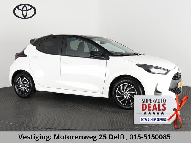 Toyota YARIS 1.5 HYB 1e EIG GARANTIE TOT 11-2032* BLACK & WHITE BIJNA 2023. CLOUD NAVI.CLIMA.CRUISE