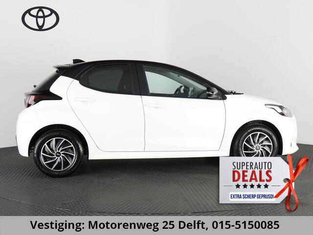 Toyota YARIS 1.5 HYB 1e EIG GARANTIE TOT 11-2032* BLACK & WHITE BIJNA 2023. CLOUD NAVI.CLIMA.CRUISE