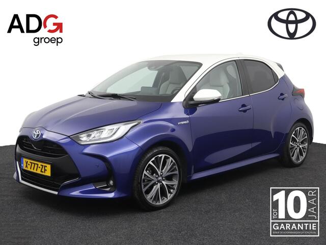Toyota YARIS 1.5 Hybrid Executive Full Leder | Blindspot| Parkeersensoren V+A | 17"LMV | Stoelverw | Bi Tone|