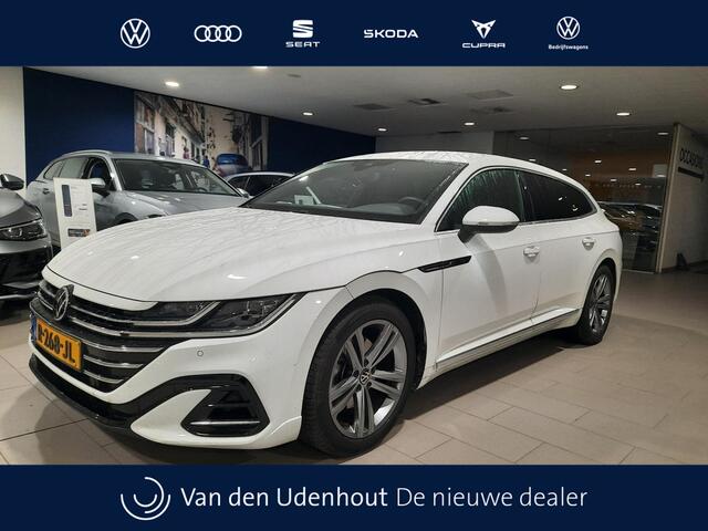 Volkswagen Arteon Shooting Brake 2.0 TSI 190pk DSG Automaat R-Line Business+ | Navi | PDC | Clima | Digital cockpit | Leer/alcantara verwarmd | El.achterklep Nieuw binnen, foto's volgen