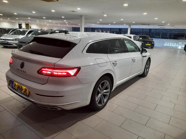 Volkswagen Arteon Shooting Brake 2.0 TSI 190pk DSG Automaat R-Line Business+ | Navi | PDC | Clima | Digital cockpit | Leer/alcantara verwarmd | El.achterklep Nieuw binnen, foto's volgen