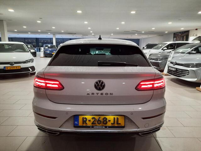 Volkswagen Arteon Shooting Brake 2.0 TSI 190pk DSG Automaat R-Line Business+ | Navi | PDC | Clima | Digital cockpit | Leer/alcantara verwarmd | El.achterklep Nieuw binnen, foto's volgen