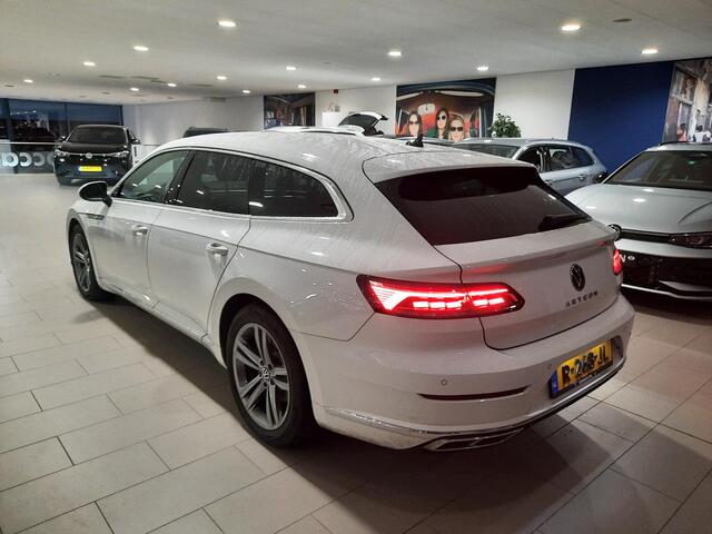 Volkswagen Arteon Shooting Brake 2.0 TSI 190pk DSG Automaat R-Line Business+ | Navi | PDC | Clima | Digital cockpit | Leer/alcantara verwarmd | El.achterklep Nieuw binnen, foto's volgen