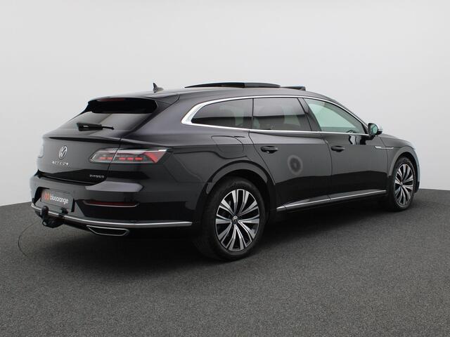 Volkswagen Arteon Shooting Brake 1.4 TSI eHybrid Elegance Business+ 218PK DSG Panoramadak, Trekhaak, Leder, Standkachel, Achteruitrijcamera, Head-up Display, Stoelverwarming voor + achter, Easy Open, Keyless, Alarm, 18'' LM Velgen