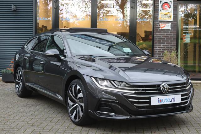 Volkswagen Arteon Shooting Brake 1.4 TSI eHybrid R-Line Pano/IQ.Light/360/Navi Pro/Head-up/Keyless/Elek. lederen R Sportstoelen/DCC/ACC/Virtual Cockpit/Trekhaak wegkl.