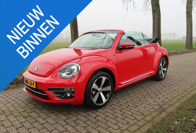 Volkswagen BEETLE (NEW) Cabriolet 1.2 TSI Sound Xenon Fender Camera Navigatie 18 inch Windscherm Airco-ecc Cruise Stoelverwarming Dealeronderhouden Faceliftmodel