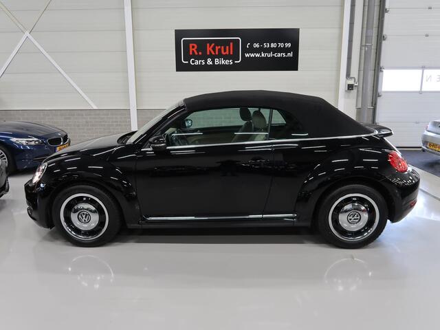 Volkswagen BEETLE (NEW) Cabriolet 1.2 TSI Design BMT Beige Leer Stoelverwarming Airco-ecc PDC 17 inch Circle Black sportvelgen Cruisecontrol Windscherm Boekjes Zeer nette staat Elektrische kap