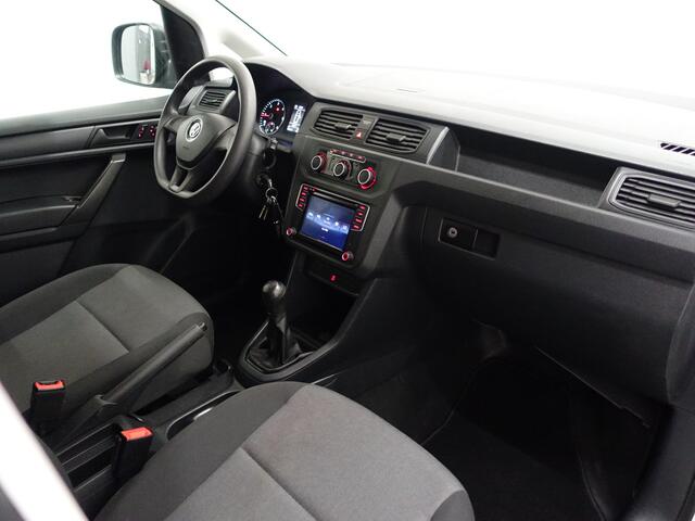 Volkswagen CADDY 2.0 TDI Euro 6 Comfortline- RVS Kastinrichting, Carplay, Navi, Clima, Cruise, Grijs kenteken