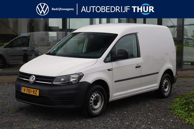 Volkswagen CADDY 2.0 TDI L1H1 BMT Economy Business 75PK/55kW navigatie imperial leder hoezen dichte achterdeuren trekhaak cruise control airco zijwand bekleding imperaal dakdrager laadvloer NL auto 1e eigenaar nieuw door ons geleverd en onderhouden