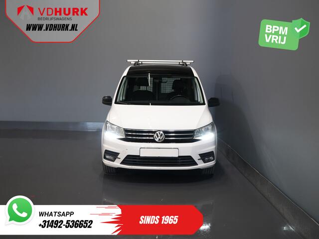 Volkswagen CADDY 2.0 TDI 100 pk DSG Aut. BPM VRIJ! Edition 35 Carplay/ Stoelverw./ Standkachel/ Cruise/ Airco/ PDC/ LMV/ Dakdragers/ Trekhaak/ Inrichting