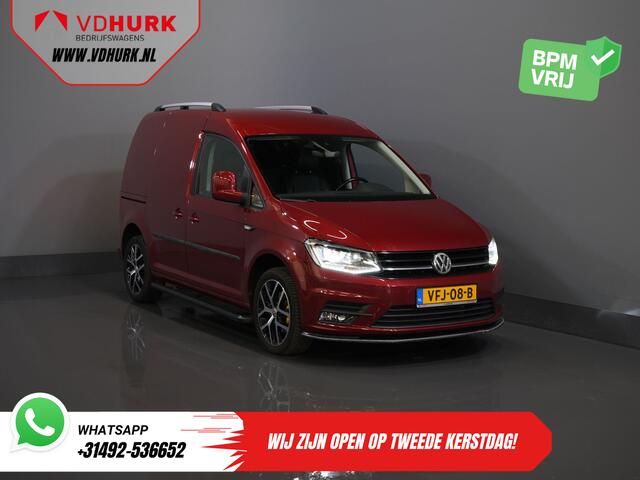 Volkswagen CADDY 2.0 TDI 100 pk C-Edition DSG Aut. BPM VRIJ! Bi-Xenon/ Adapt. Cruise/ Leder/ Climate/ Carplay/ Stoelverw./ Roofrails/ Sidesteps/ Trekhaak