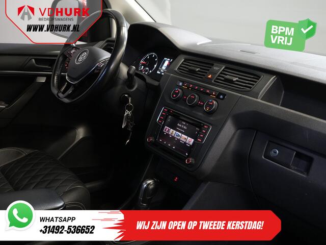 Volkswagen CADDY 2.0 TDI 100 pk C-Edition DSG Aut. BPM VRIJ! Bi-Xenon/ Adapt. Cruise/ Leder/ Climate/ Carplay/ Stoelverw./ Roofrails/ Sidesteps/ Trekhaak