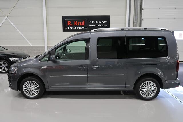 Volkswagen CADDY MAXI 1.4 TSi 92kW BMT Maxi Highline 7 persoons App connect Leer/Alcantara 1e Eigenaar Airco-ecc LMC PDC Cruise control Extra getint glas Onderhoud aanwezig Nette staat
