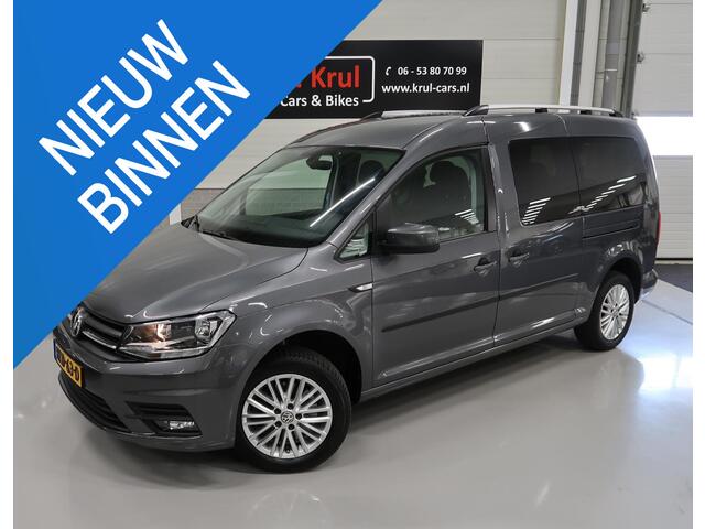 Volkswagen CADDY MAXI 1.4 TSI DSG Automaat 7 persoons ACC ECC App connect Cruise Control Airco Navigatie Multifunctioneel stuur Extra getint glas Sportvelgen Dealer onderhouden Nieuwstaat