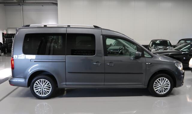 Volkswagen CADDY MAXI 1.4 TSI DSG Automaat 7 persoons ACC ECC App connect Cruise Control Airco Navigatie Multifunctioneel stuur Extra getint glas Sportvelgen Dealer onderhouden Nieuwstaat